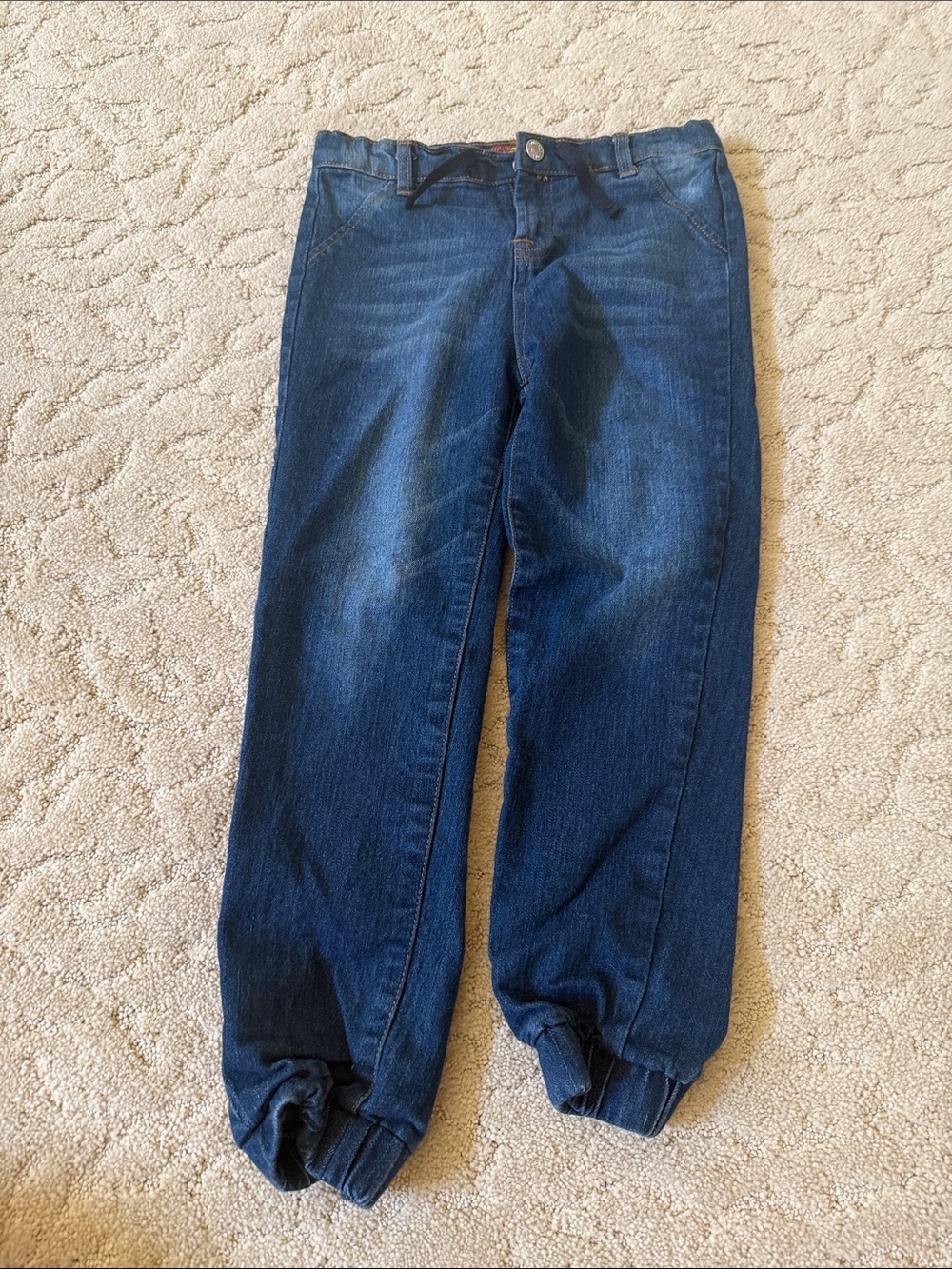 7 For All Mankind Dark Blue Kids Jogger Jeans